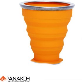 تصویر لیوان سیلیکونی تاشو ا Folding silicone cup Folding silicone cup