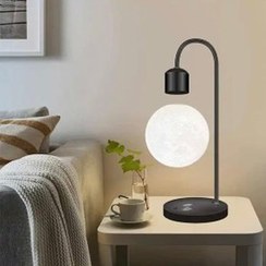 تصویر چراغ خواب ماه معلق 