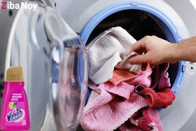 تصویر مایع لکه بر ونیش برای لباس های رنگی حجم ۱۰۰۰ میل Varnish stain remover for colored clothes, 1000 ml