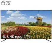 تصویر تلویزیون هوشمند تی سی ال مدل TCL 75P735 سایز 75 اینچ TCL 75P735 GOOGLE TV