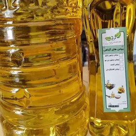 تصویر روغن آفتابگردان از مغز تخمه(بدون پوست) 