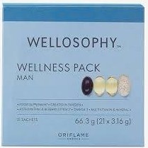 تصویر قرص مولتی ویتامین ولوسوفی مردان WELLOSOPHY Multivitamin & Mineral - PACK MAN