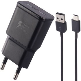 تصویر شارژر دیواری فست شارژ Arson S10 2A 10W + کابل تایپ سی Arson S10 2A 10W Wall Charger With Type-C Cable