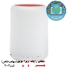 تصویر اسپیکر بلوتوثی رم و فلش خور P-net P.1023 + چراغ خواب 