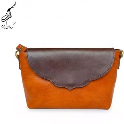 تصویر کیف دوشی چرم زنانه مدل خاطره 