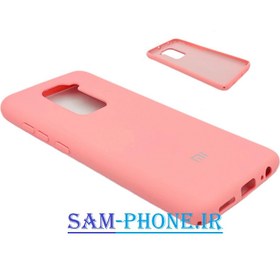 تصویر قاب گوشی Redmi Note 9 شیائومی سیلیکونی های کپی زیر بسته محافظ لنز دار صورتی کد 35 