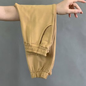 تصویر تک شلوار اسلش نخودی اسپرت | مینیمال | خوش ایست