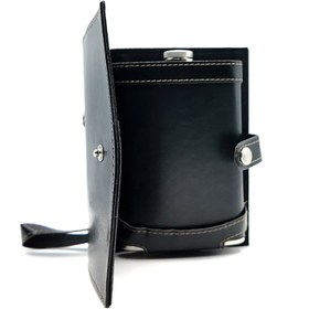 تصویر هیپ فلاسک چرمی کیف دار 