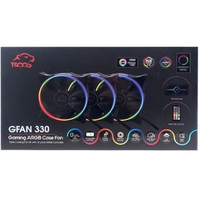 تصویر فن کیس مخصوص بازی تسکو مدل G FAN 330 TSCO gaming fan case model G FAN 330