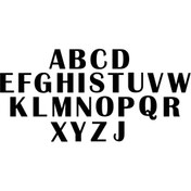 تصویر برچسب اتویی حروف انگلیسی بسته ۲۶ عددی 