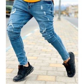تصویر شلوارجین زاپدار اسکینی ترک - آبی روشن زاپدار / ۳۱ ا Skinny Turkish zap jeans Skinny Turkish zap jeans