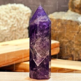 تصویر منشور سنگ آمیتیست 