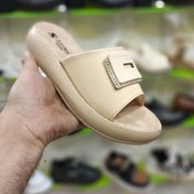 تصویر صندل زنانه مدل روژا رنگ کرمی برند شیما زیره پی یو تزریق - 39 