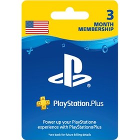 تصویر پلی استیشن پلاس سه ماهه آمریکا PlayStation Plus USA 3 Months PlayStation Plus Gift Card - 3 Months Membership