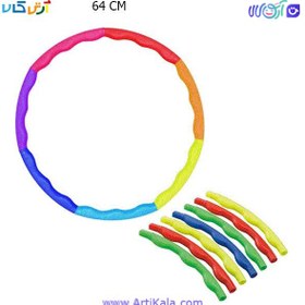 تصویر حلقه کمر ورزشی 64 سانتی متر | Hula Hoop 