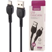 تصویر کابل میکرو یو اس بی فست شارژ Shoosh SH407A 5A 1.1m Shoosh SH407A 5A 1.1m Micro USB Cable