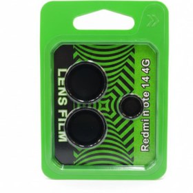 تصویر محافظ لنز دوربین Redmi Note 14 4G مدل رینگی شیشه ای آلومینیومی 