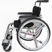 تصویر ویلچر دستی اکتیو مونوچیر - رنگ:مشکی 