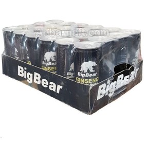 تصویر نوشیدنی انرژی زا بیگ بر مشکی باکس 24 عددی big bear big bear