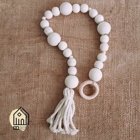 تصویر ریسه مهره ای چوبی 05 