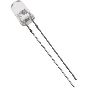تصویر LED 5MM قرمز شفاف سوپر هایبرایت 