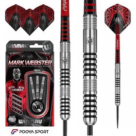 تصویر تیر دارت سوزنی حرفه ای تنگستن وبستر winmau Mark Webester 25 gr اصل 