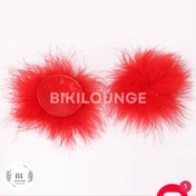 تصویر نیپل چسبی فانتزی پردار (کاور نوک سینه) 