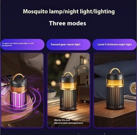 تصویر لامپ حشره کش و چراغ خواب شارژی مدل Y18 camping mosquito lamp Y18