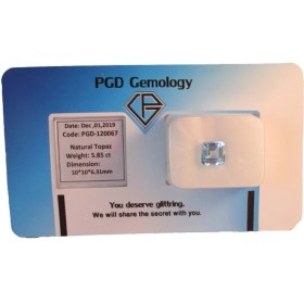 تصویر توپاز آبی شناسنامه دار PGD-120067 