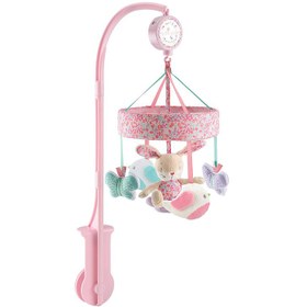 تصویر آویز تخت پولیشی خرگوش گنجشک پروانه Baby4Life Baby bed hanger code:93450