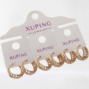 تصویر گوشواره ژوپینگ رنگ ثابت طرح ۱۰۵۶ 