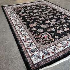 تصویر فرش ماشینی گیلدا مشکی سایز ۱۲ متر 