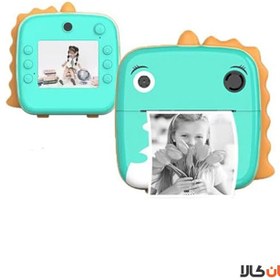 تصویر دوربین دیجیتال کودکان طرح یونیکورن مدل PRINT CAMERA A20 Children's digital camera with unicorn design, model PRINT CAMERA A20