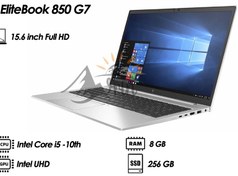 تصویر لپ تاپ الیت‌بوک HP مدل 850g7 بسیار تمیز در حد نو HP EliteBook 850G7 Notebook PC| CPU: Core i5 - 10th| RAM: 8GB| SSD: 256GB| 15.6inch FULL HD