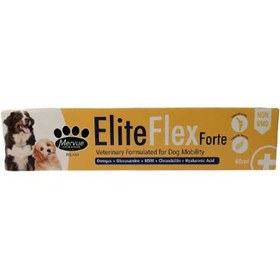 تصویر خمیر الیت فلکس فورت سگ 60 میلی برند mervue mervue elite flex forte dog paste 60ml