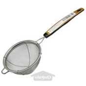 تصویر صافی چای با دسته چوبی ساخت ژاپن Tea strainer W/woodn grain handle