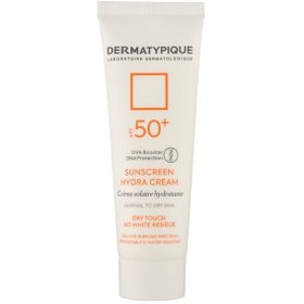 تصویر کرم ضد آفتاب درماتیپیک بی رنگ مدل Hydra با SPF +50 مناسب پوست خشک و نرمال Sun screen Hydra Cream DERMATYPIQUE