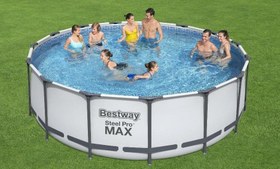 تصویر استخر پیش ساخته گرد خانوادگی 107 * 427 بست وی Bestway 56950