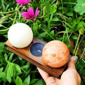 تصویر چراغ خواب گوی نمک 