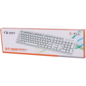 تصویر کیبورد بی سیم دی نت DT-999 D-Net DT-999 Wireless Keyboard