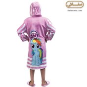 تصویر حوله تن پوش بچگانه پودایران طرح پانی سایز ۱۰۰ سانتی‌متر ضد حساسیت و ضد باکتری 