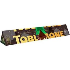 تصویر شکلات تلخ سوئیسی تابلرون Toblerone با مغز بادام 100 گرم 