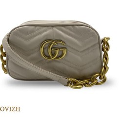 تصویر کیف رو دوشی زنانه گوچی Gucci مدل اورج کرمی کد 100105 