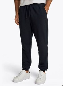 تصویر شلوار راحتی مردانه از جنس تری، کتان، آبی برند Tommy Hilfiger Men's Essential Terry Sweatpants - Cotton, Blue