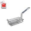 تصویر سبد سرخ کن طزح امپریال stainless steel fryer basket