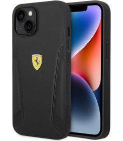 تصویر قاب ایفون 13چرمی فراری CG Mobile Leather SPO Case Ferrari Iphone 13 