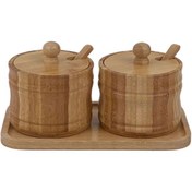 تصویر ست قندان بامبو 0098-5 