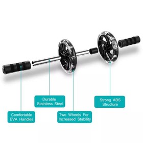 تصویر چرخ تمرین شکم مدل AB ROLLER 