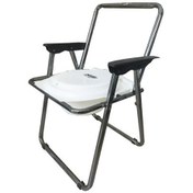 تصویر توالت فرنگی مبله تاشو ممتاز (قیف ته بسته سطلی) کابوک کد k516 - رنگ:سفید 