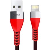 تصویر کابل لایتنینگ ایکس انرژی X- Energy Lightning to USB Cable 1000mm 2A X- Energy Lightning to USB Cable 1000mm 2A